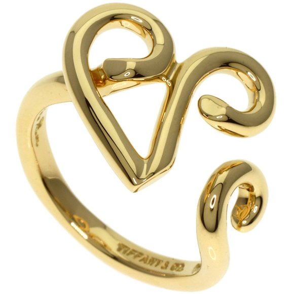 TIFFANY ARIES ZODIAC SIGN RING 18K YELLOW GOLD SIZE 4.75 - Picture 8 of 8